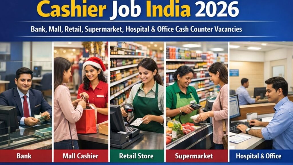 Cashier Job India 2026